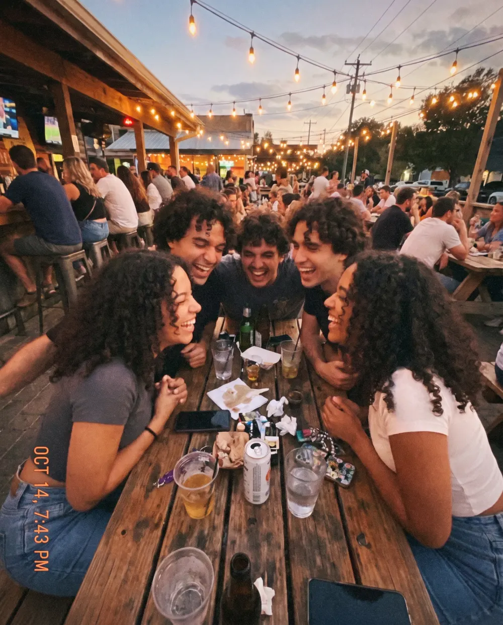 A group shot as your opener — before