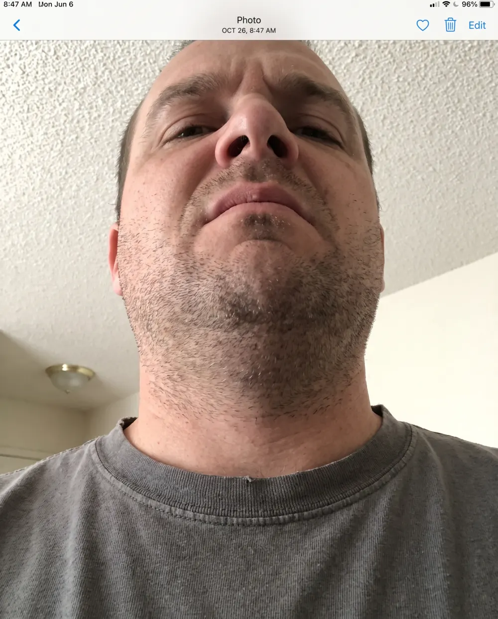 Shooting from below — before
